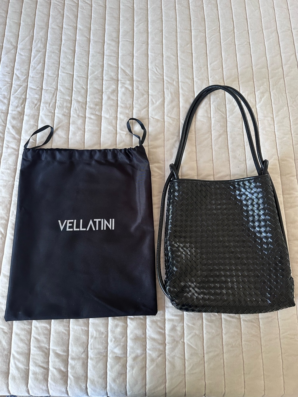 Woven Convertible Shoulder Bag - Picture 2 of 8